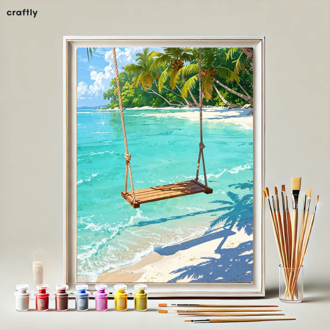 Paint by Numbers – Swing on the Beach