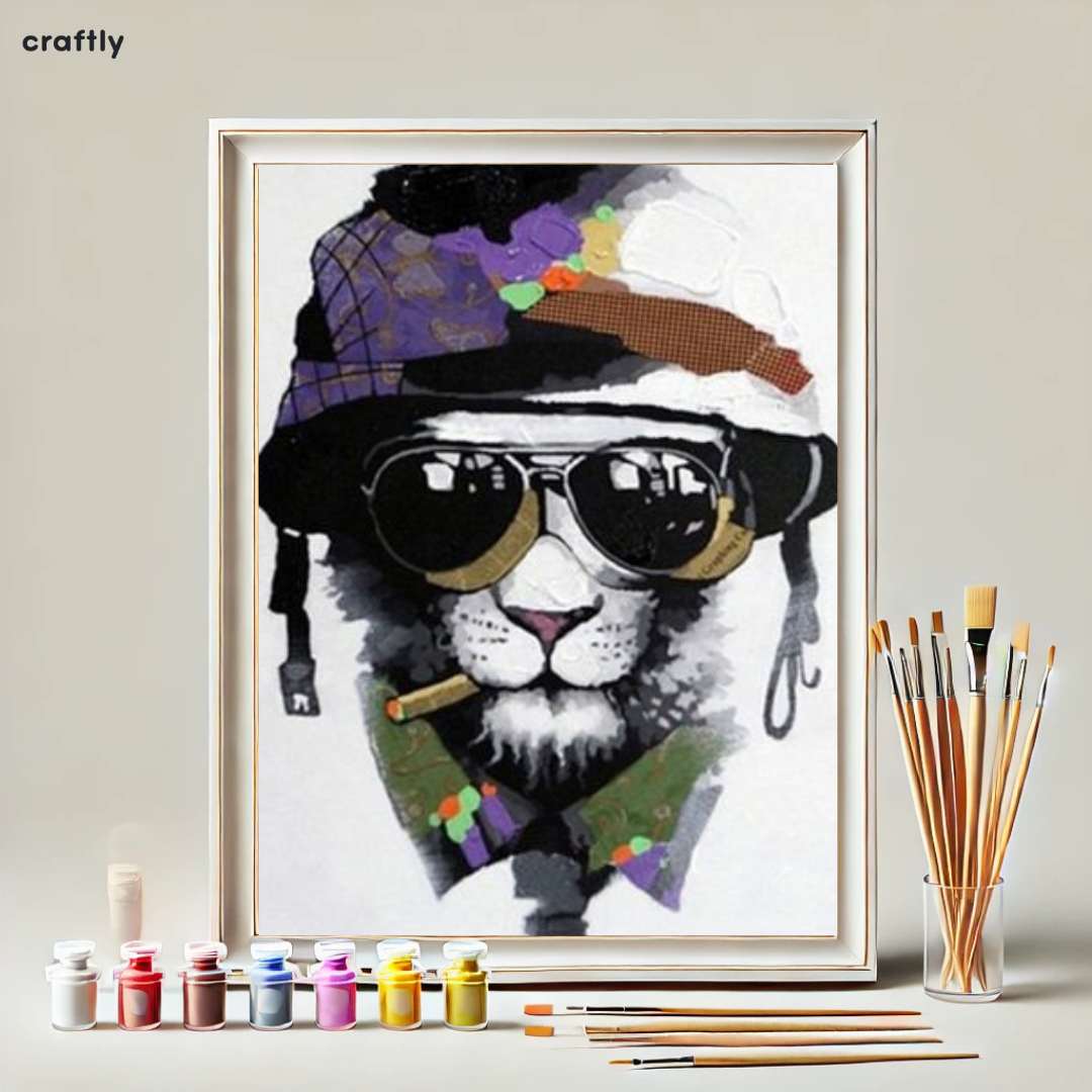 Paint by Numbers – Stylish Lion