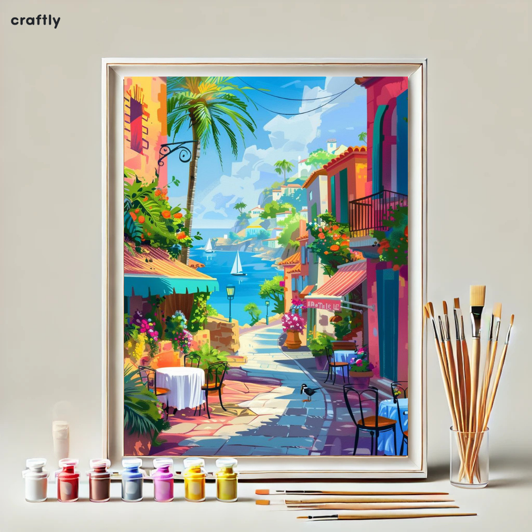 Paint by Numbers – Mediterranean Alley