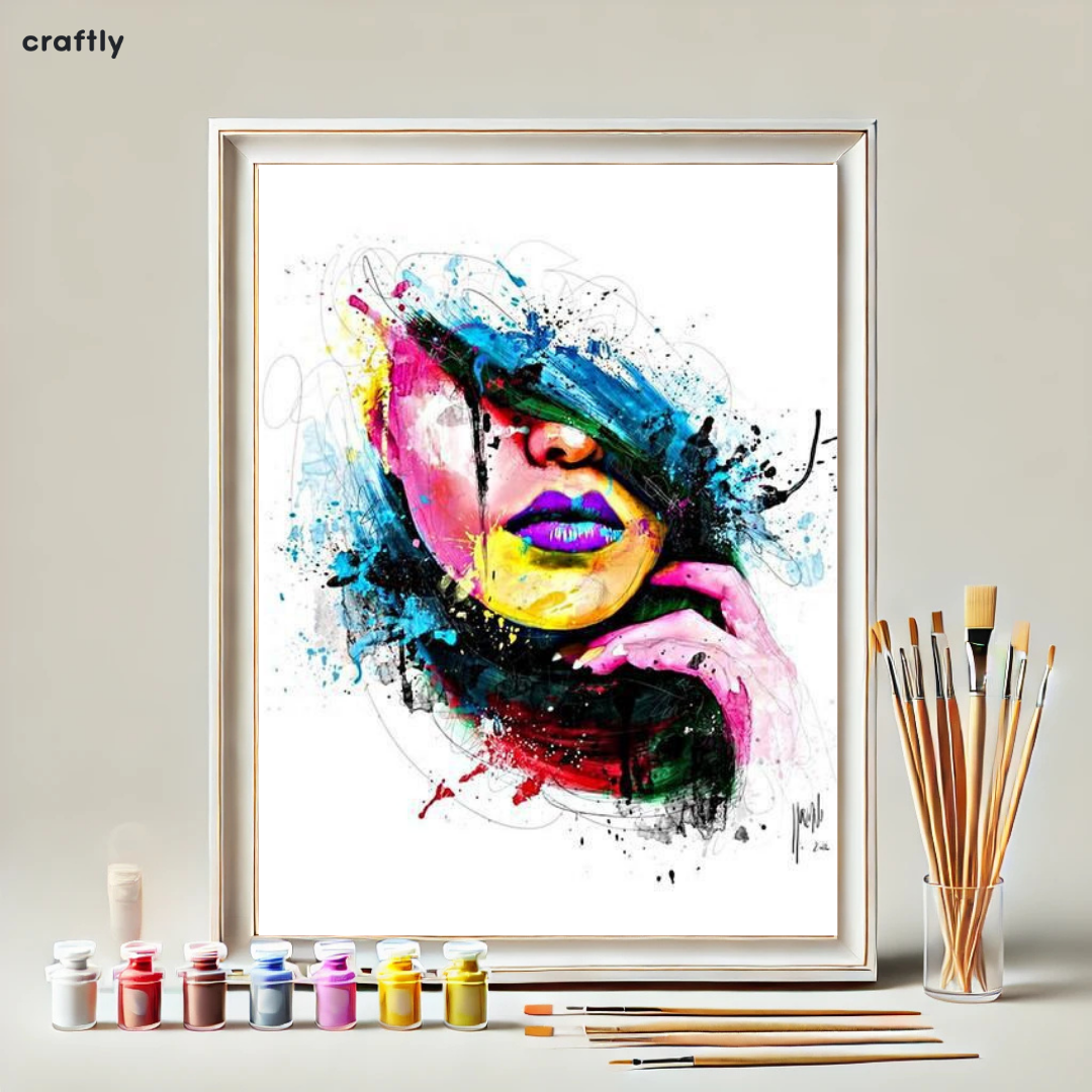 Paint by Numbers – Abstract Artistic Portrait