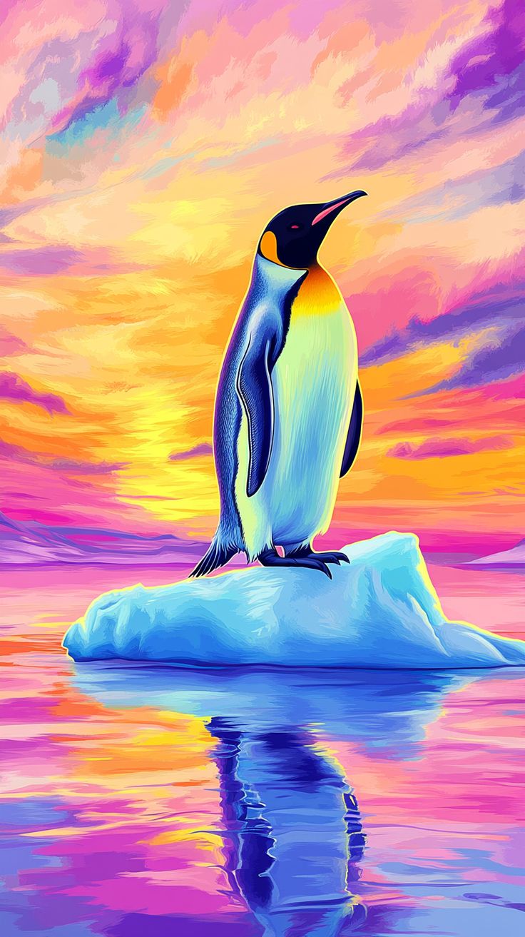 Paint by Numbers – Penguin on Iceberg