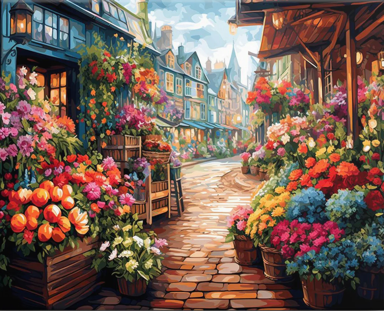 Paint by Numbers – Magical European Street