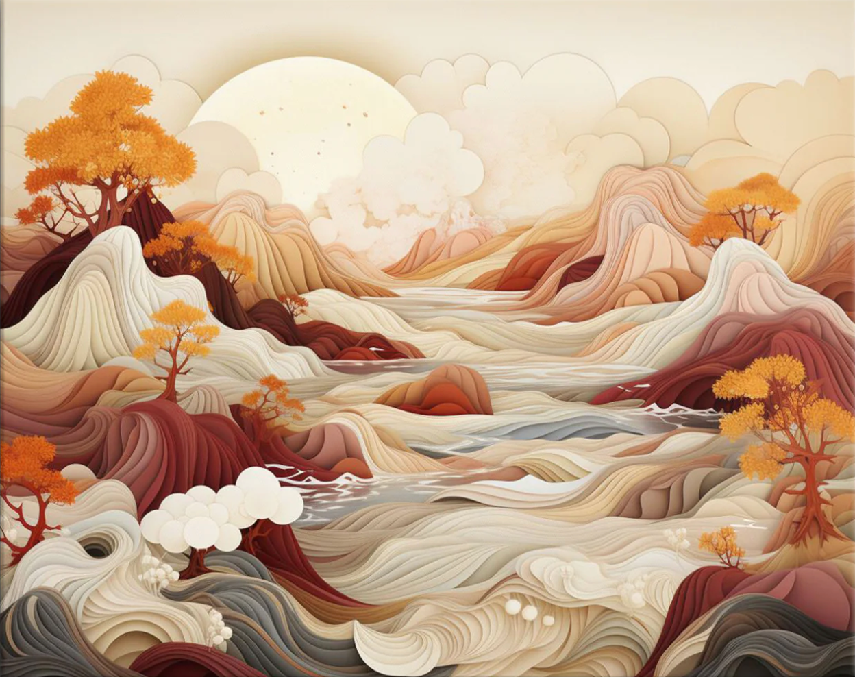 Paint by Numbers – Dreamy Landscape