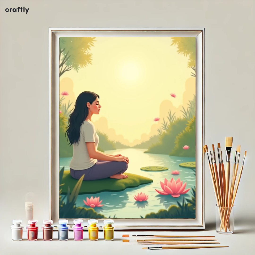 Paint by Numbers – Lotus Meditation
