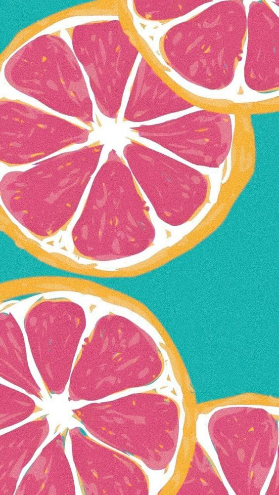 Paint by Numbers – Colourful Oranges on Turquoise Background