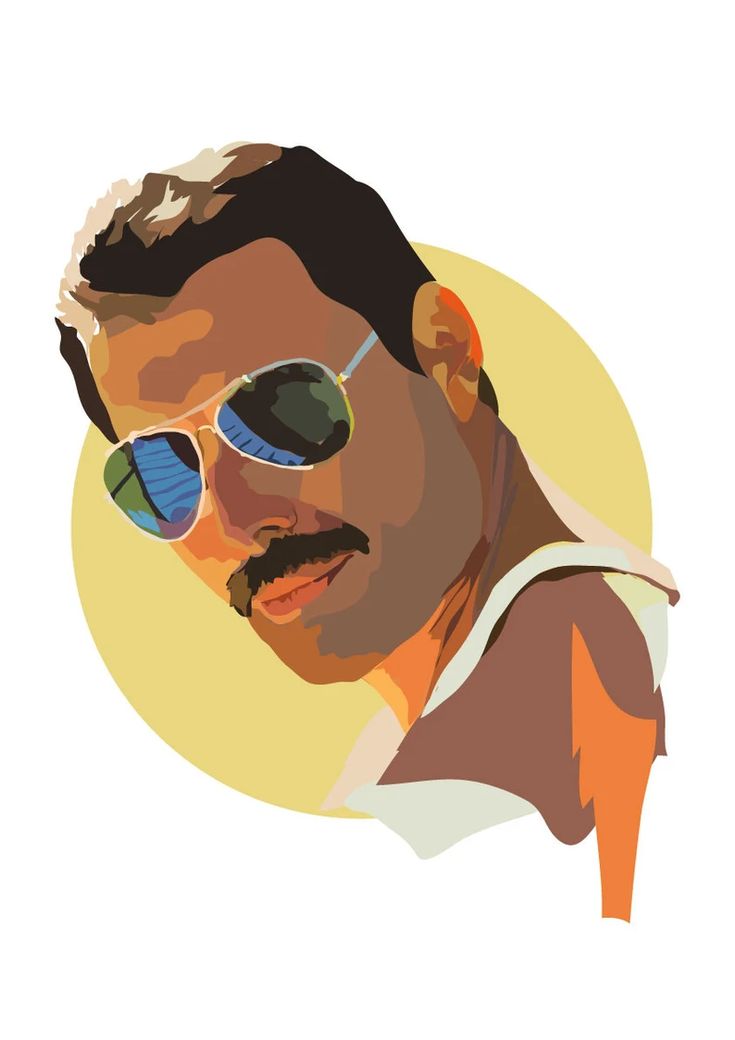 Paint by Numbers – Round Freddie Mercury