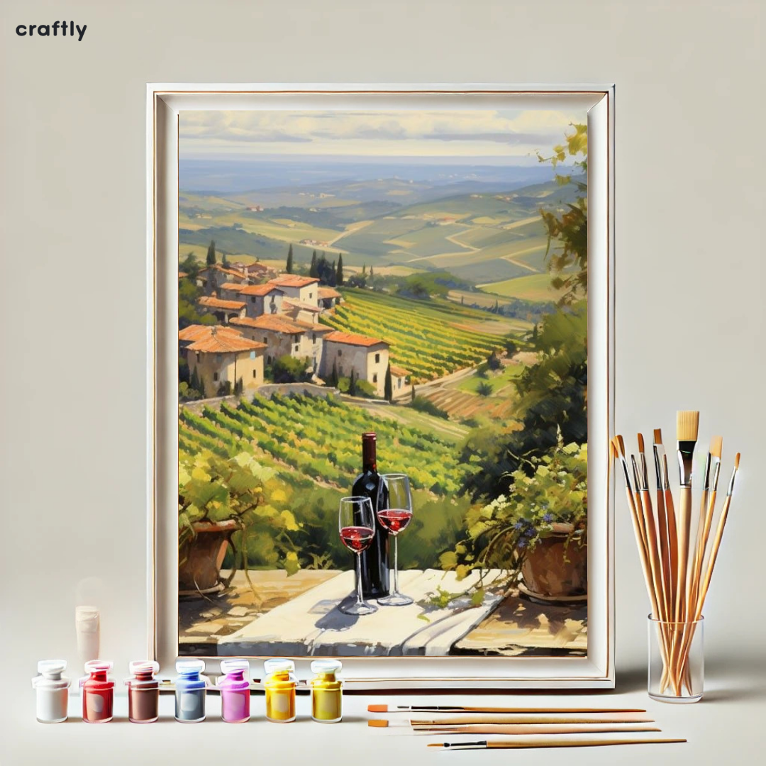 Paint by Numbers – Countryside Tuscany