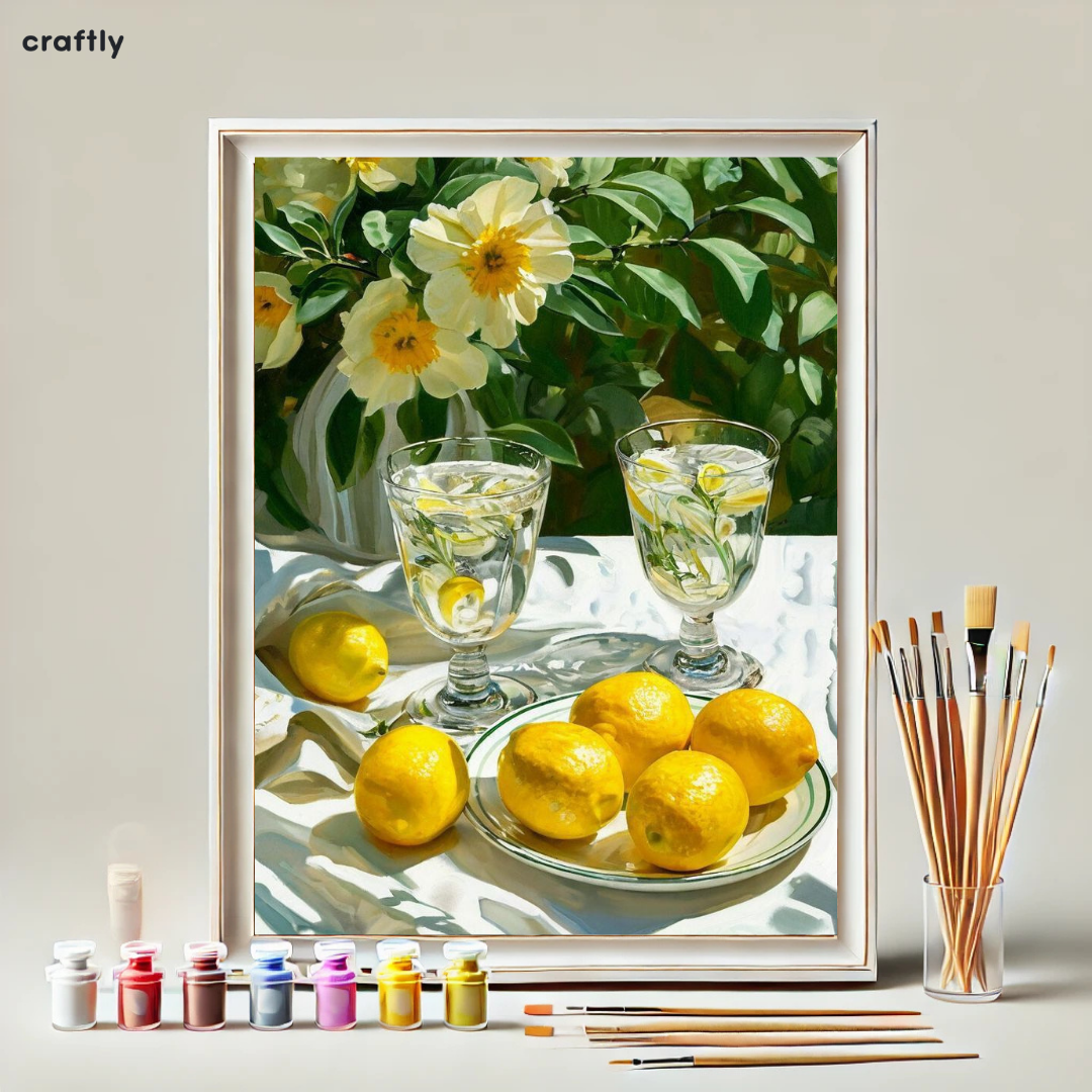 Paint by Numbers – Lemonade in the Garden