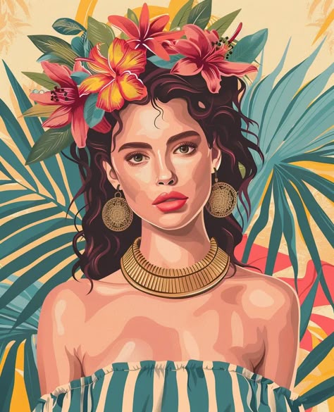 Paint by Numbers – Tropical Beauty