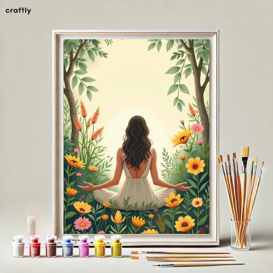Paint by Numbers – Meditation in Blooming Nature