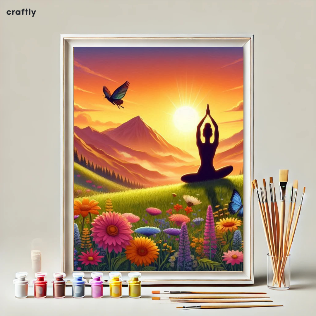 Paint by Numbers – Sunset in Bloom