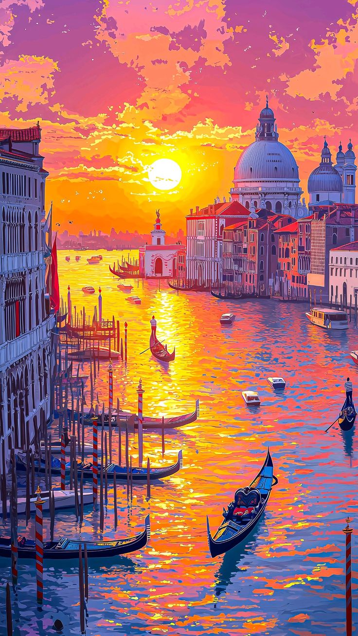 Paint by Numbers – Venice at Sunset