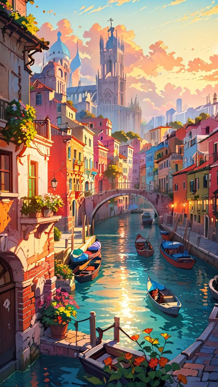 Paint by Numbers – Venice Waterway