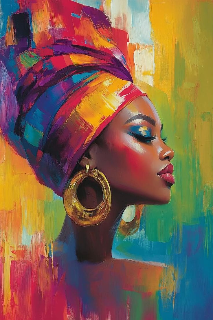 Paint by Numbers – African Woman Portrait