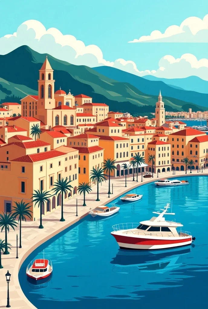 Paint by Numbers – Seaside Promenade