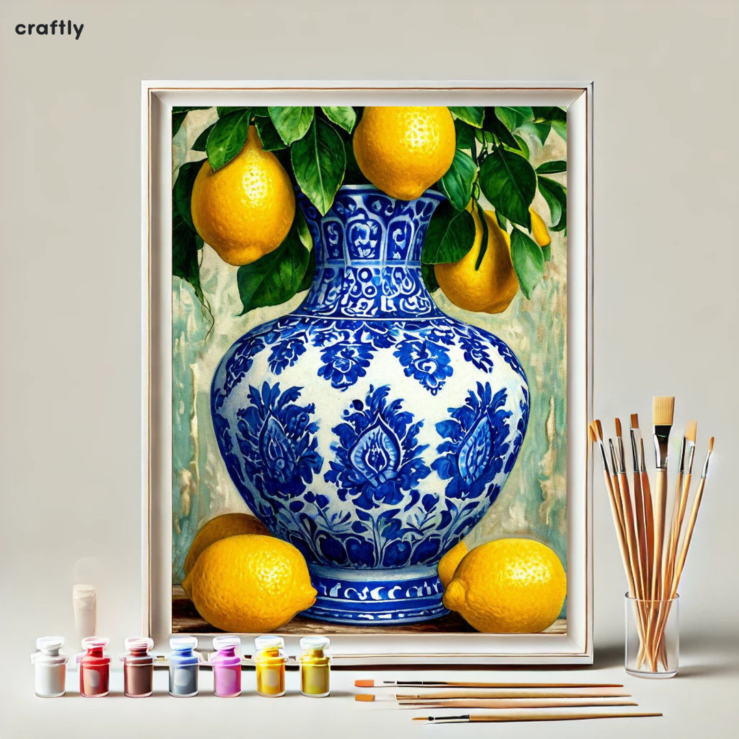 Paint by Numbers – Lemons in a Jar