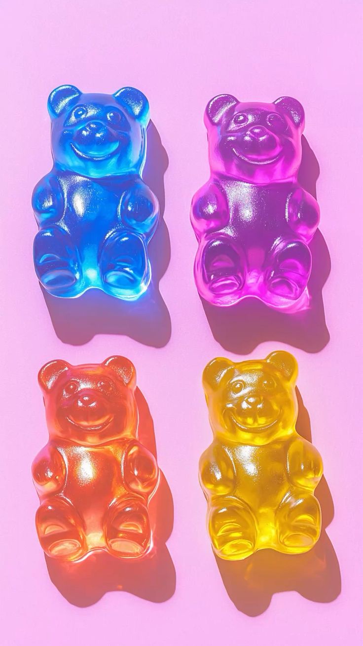 Paint by Numbers – Colourful Gummy Bears