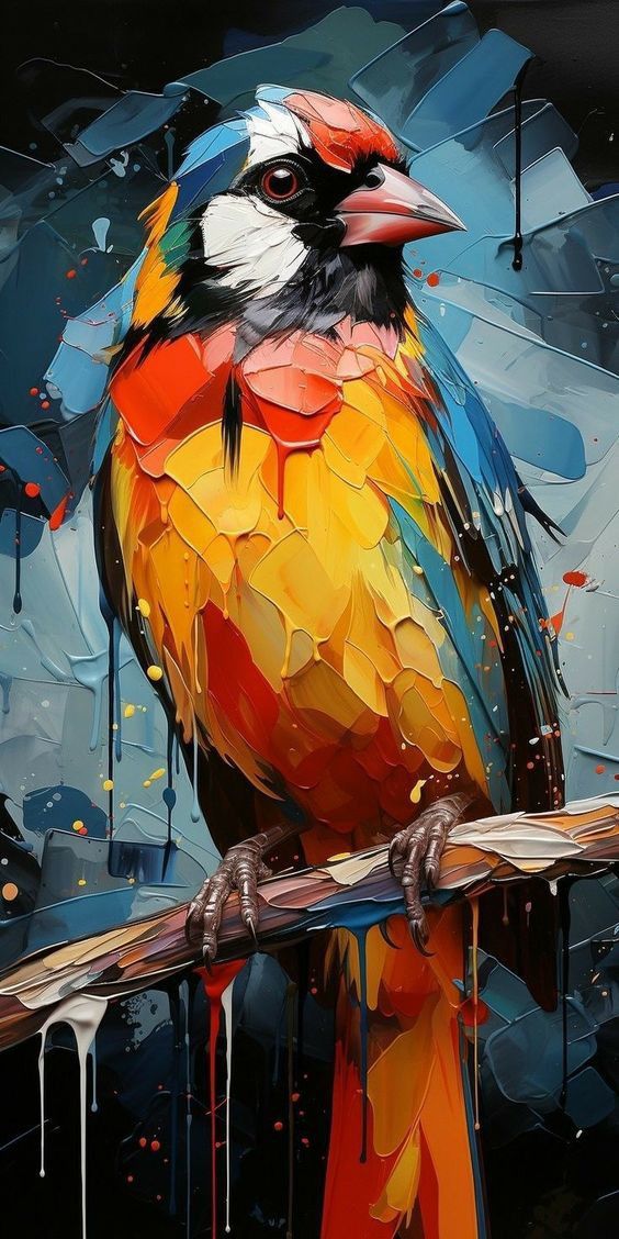 Paint by Numbers – Colourful Bird