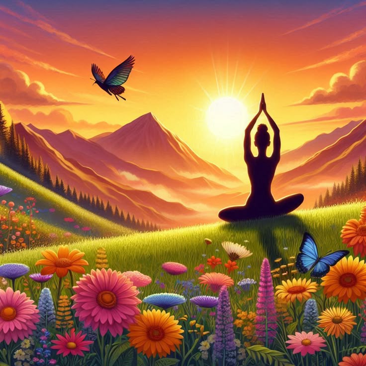 Paint by Numbers – Sunset in Bloom