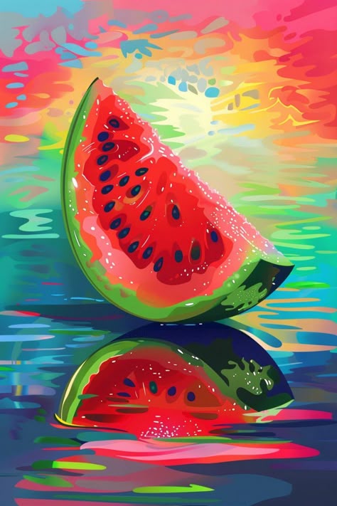 Paint by Numbers – Juicy Watermelon Slice