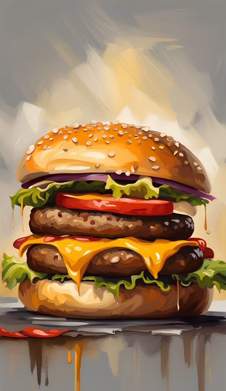 Paint by Numbers – Juicy Burger