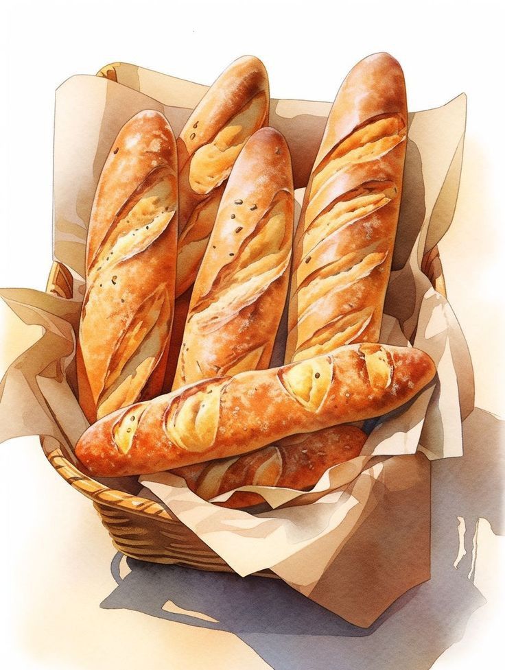 Paint by Numbers – French Baguettes