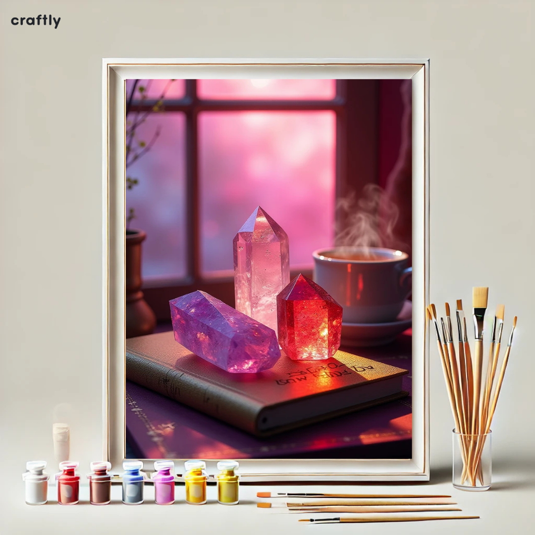 Paint by Numbers – Crystals by the Window