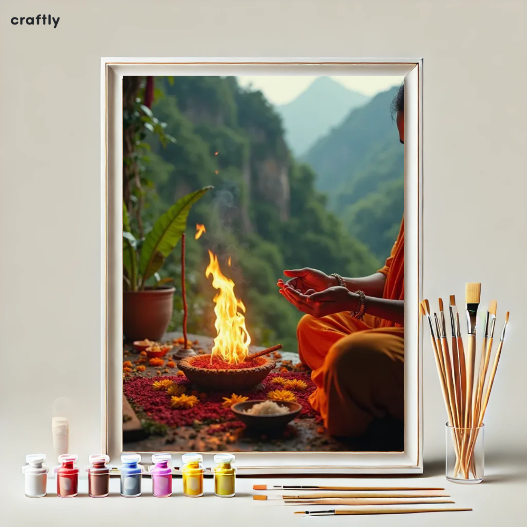 Paint by Numbers – Spiritual Fire Ritual