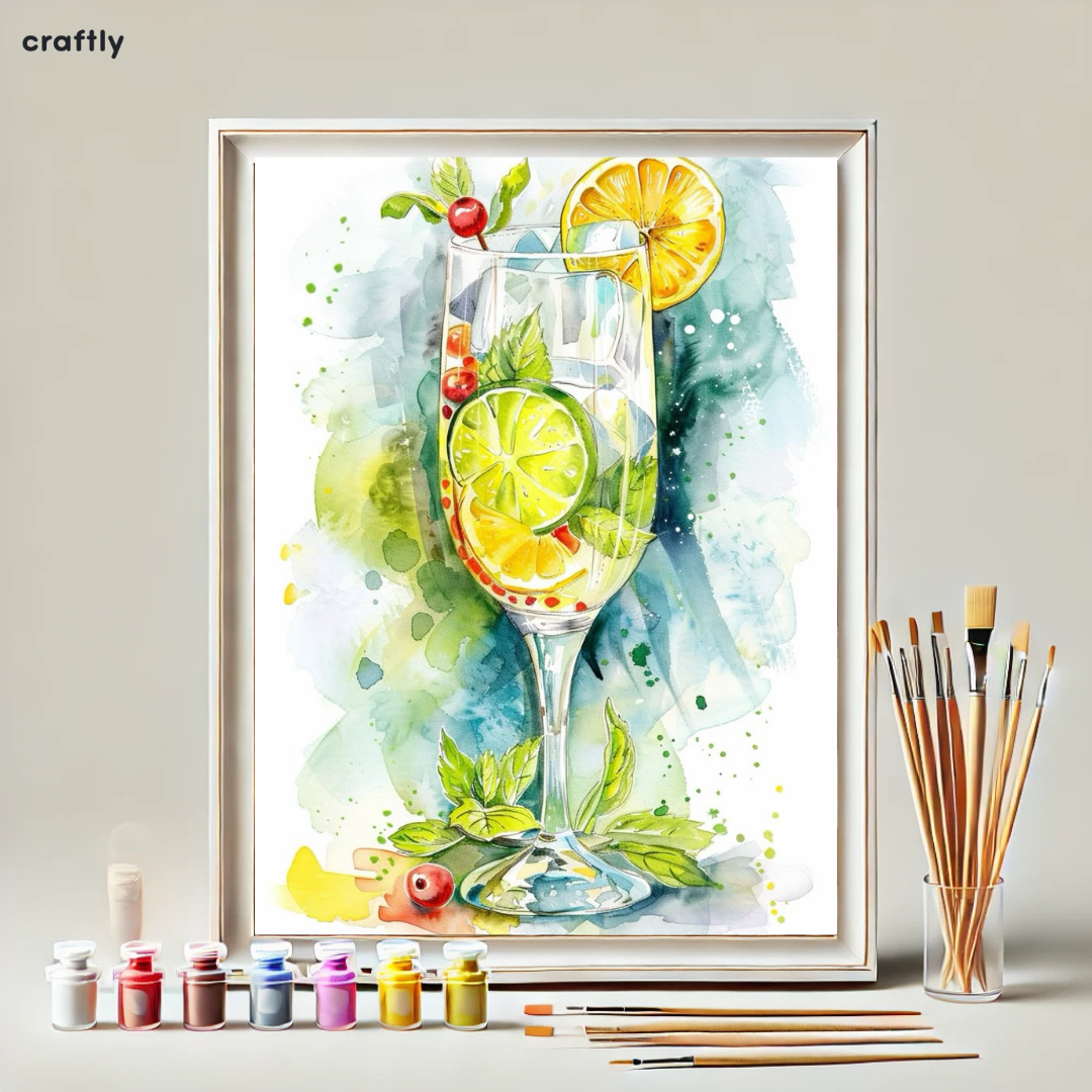 Paint by Numbers – Tropical Drink