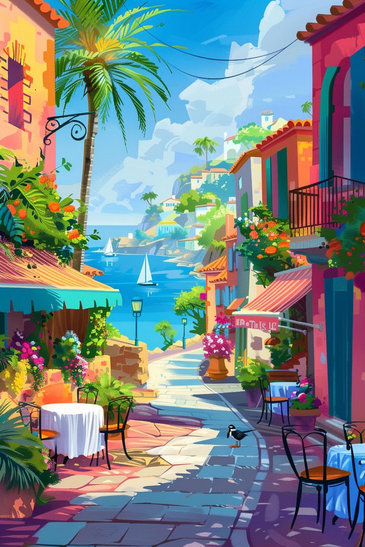 Paint by Numbers – Mediterranean Alley