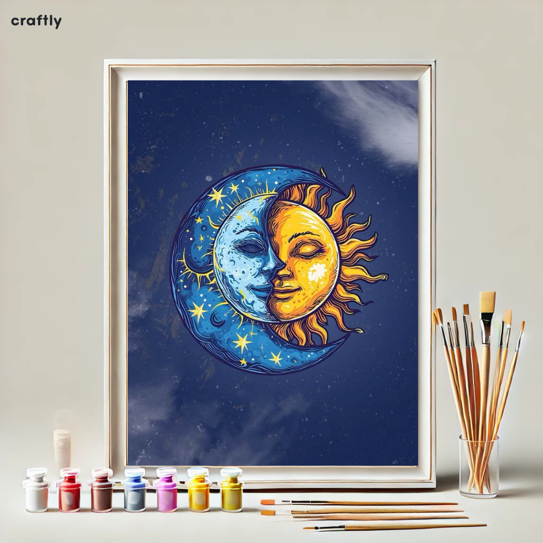 Paint by Numbers – Sun and Moon Together