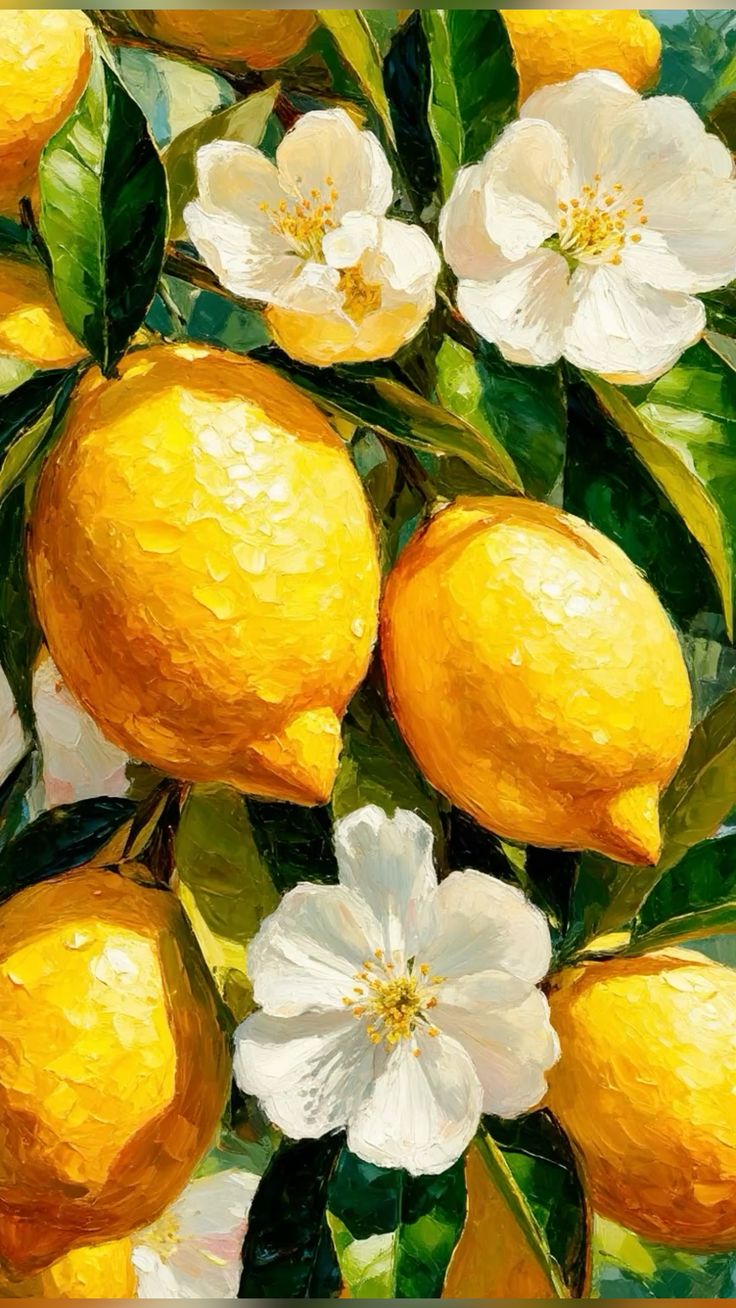 Paint by Numbers – Realistic Lemons