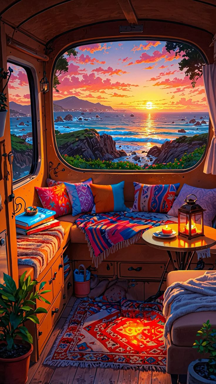 Paint by Numbers – Caravan at Sunset