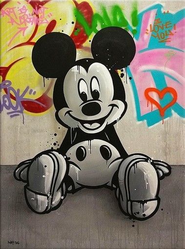 Paint by Numbers – Mickey in Black and White