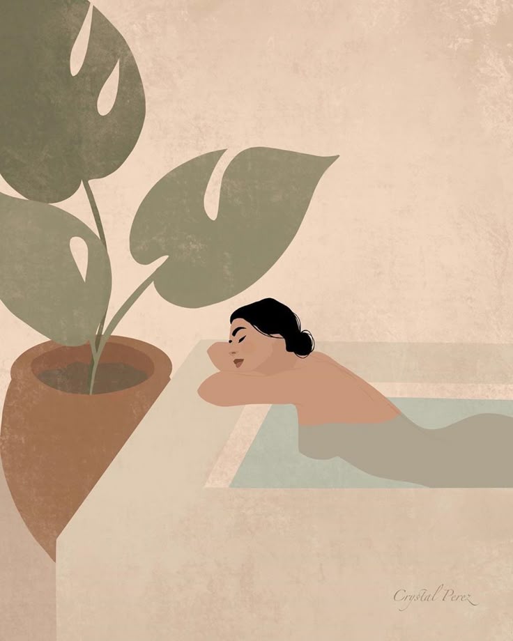 Paint by Numbers – Woman in a Relaxing Bath