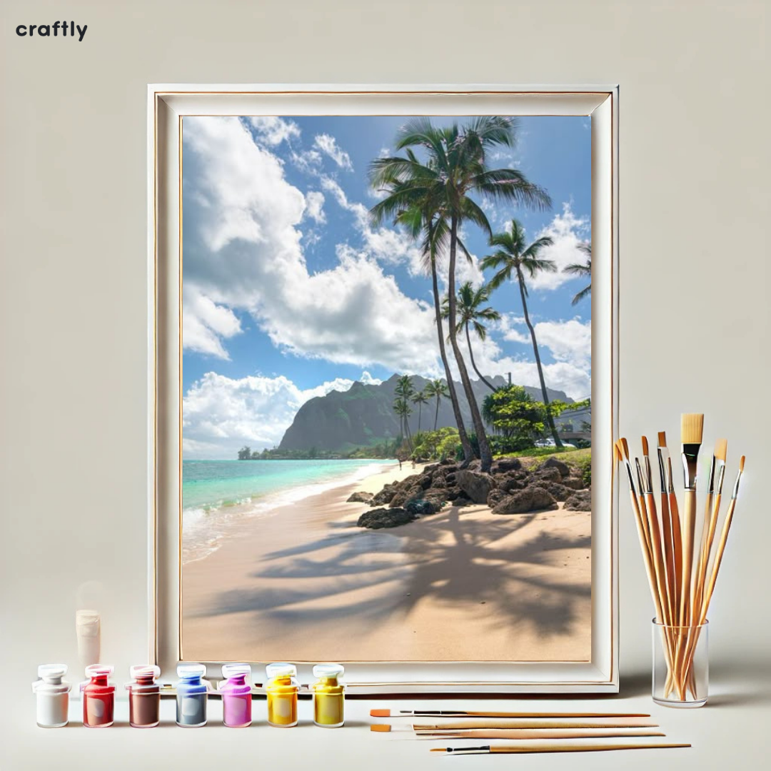 Paint by Numbers – Tropical Paradise on the Beach