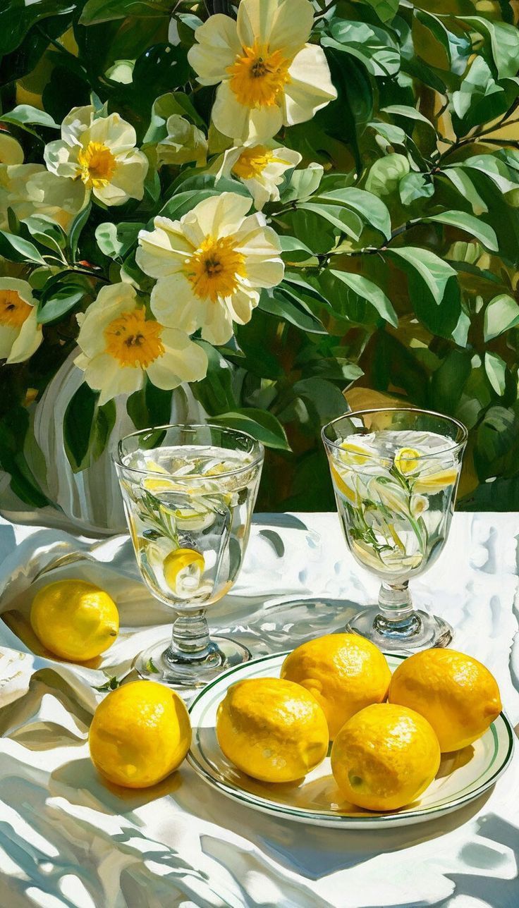 Paint by Numbers – Lemonade in the Garden