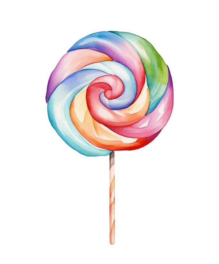 Paint by Numbers – Colourful Lollipop