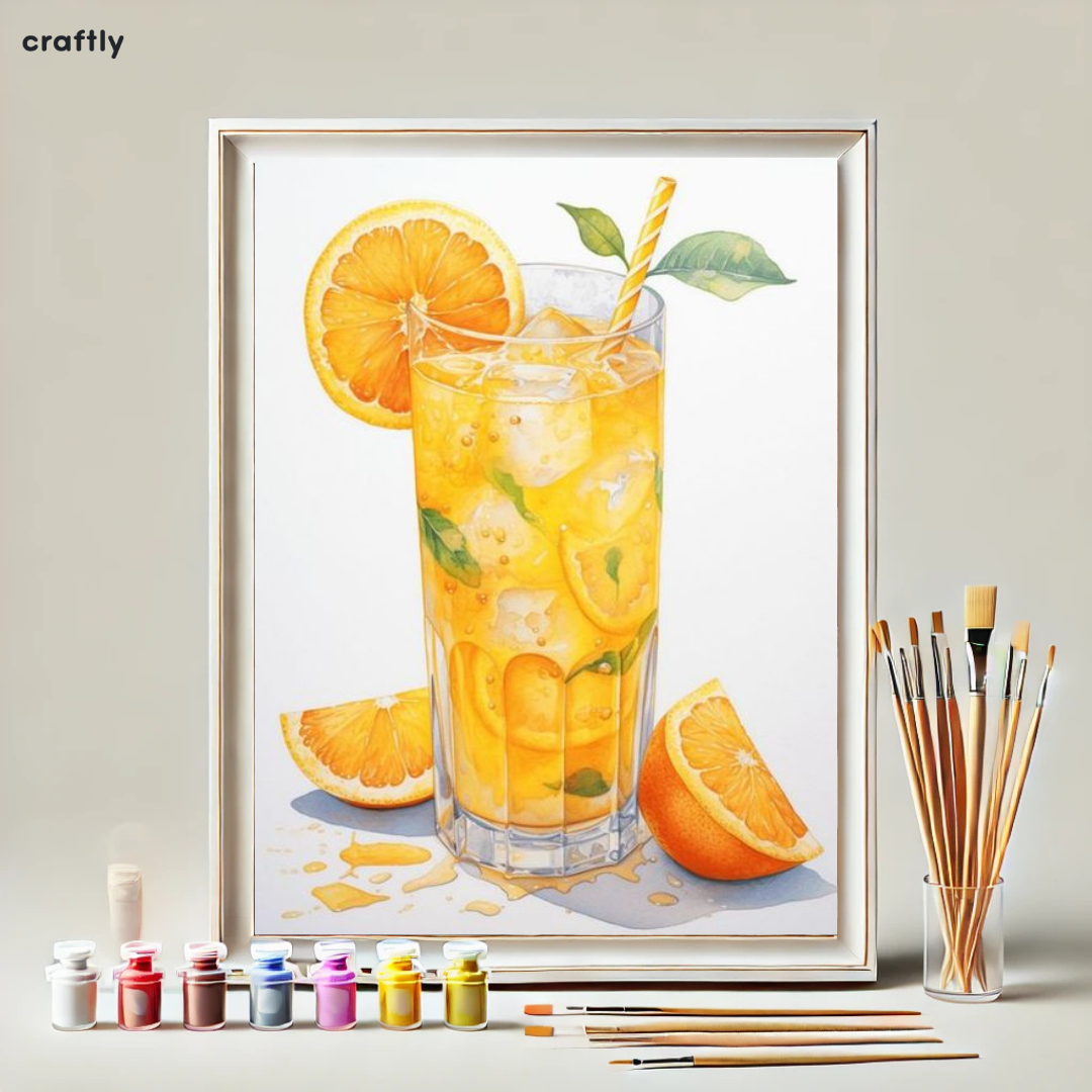 Paint by Numbers – Orange Juice