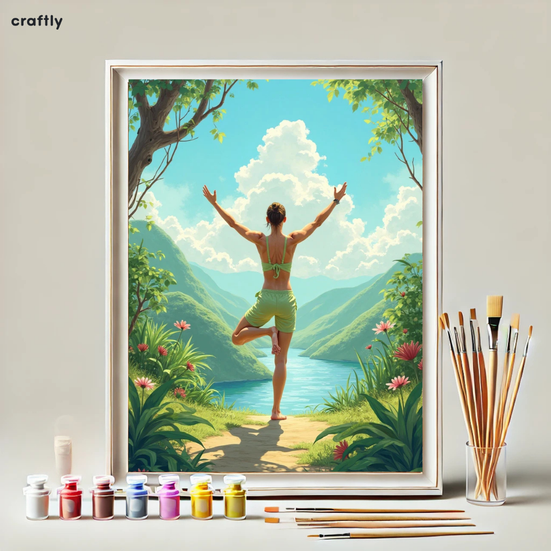 Paint by Numbers – Yoga under the Sky