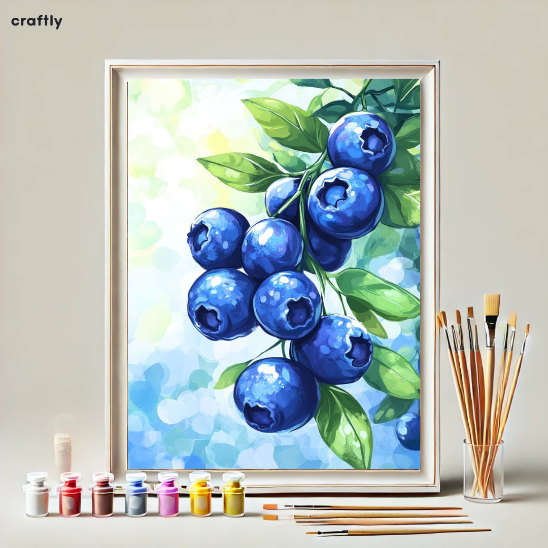 Paint by Numbers – Blueberries