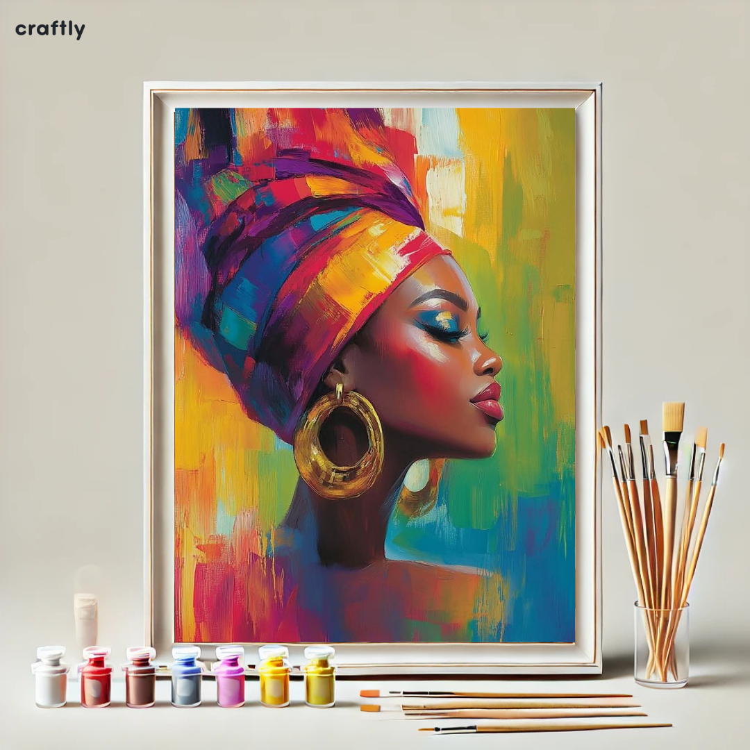 Paint by Numbers – African Woman Portrait