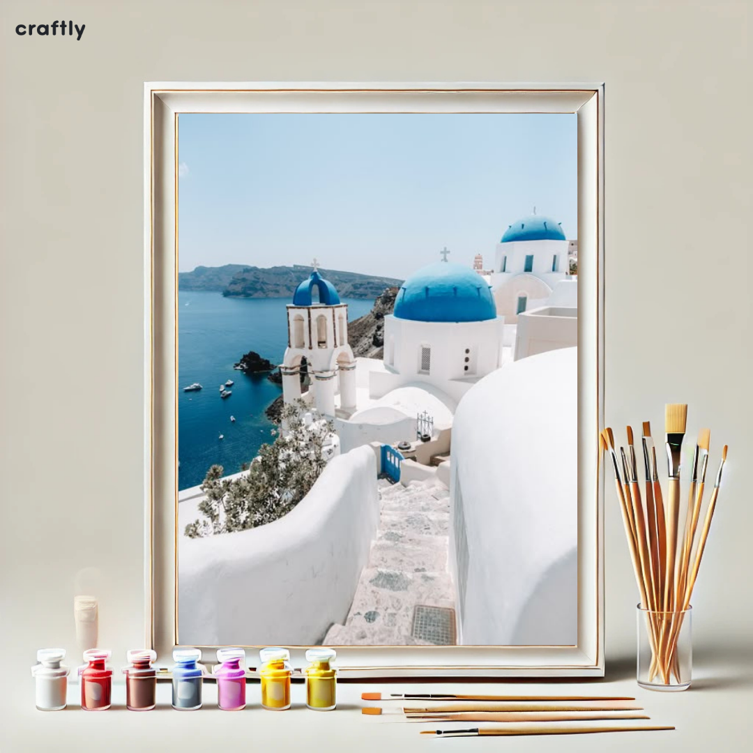 Paint by Numbers – Magical Santorini