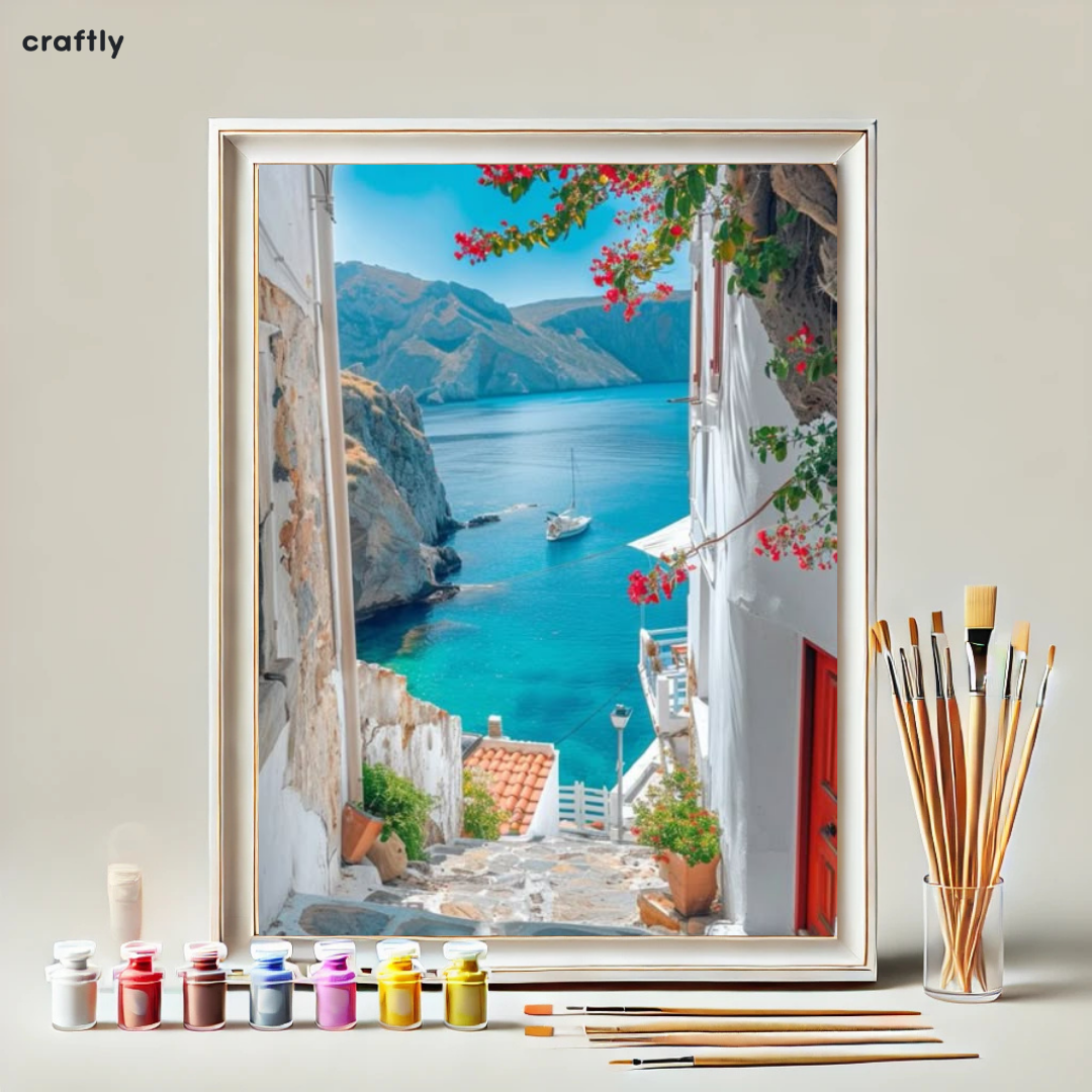 Paint by Numbers – Enchanted Greek Alleys