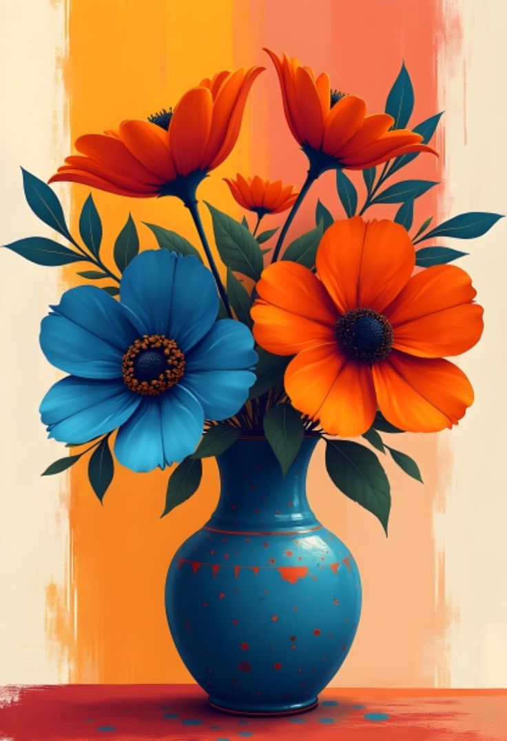 Paint by Numbers – Colourful Flower Bouquet