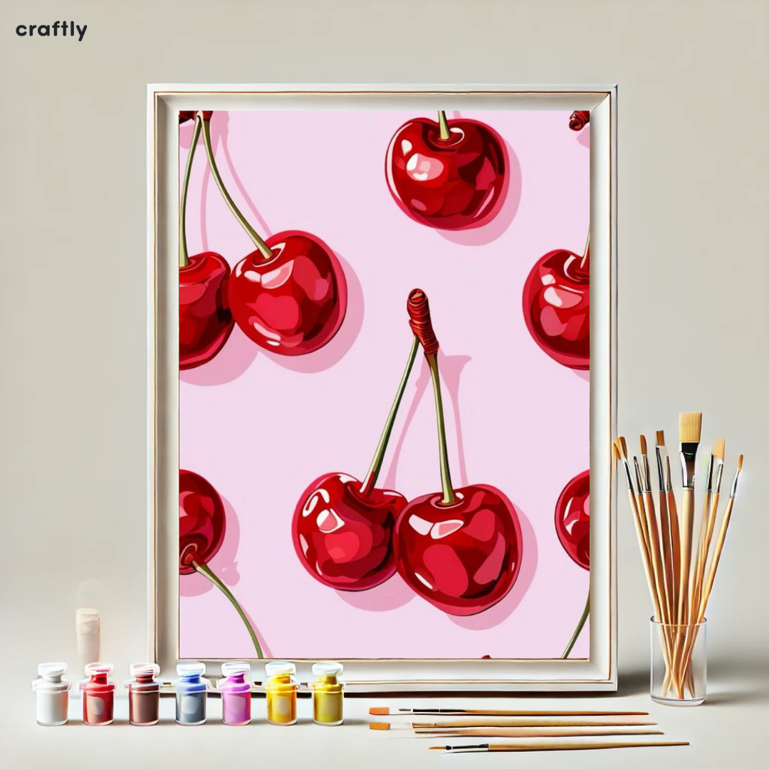 Paint by Numbers – Red Cherries