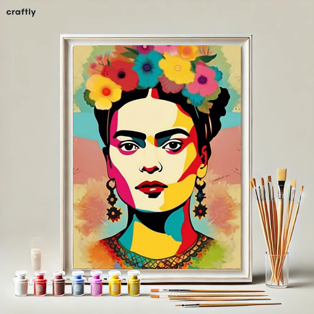 Paint by Numbers – Bold Frida Kahlo