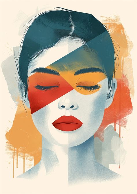 Paint by Numbers – Artistic Female Portrait