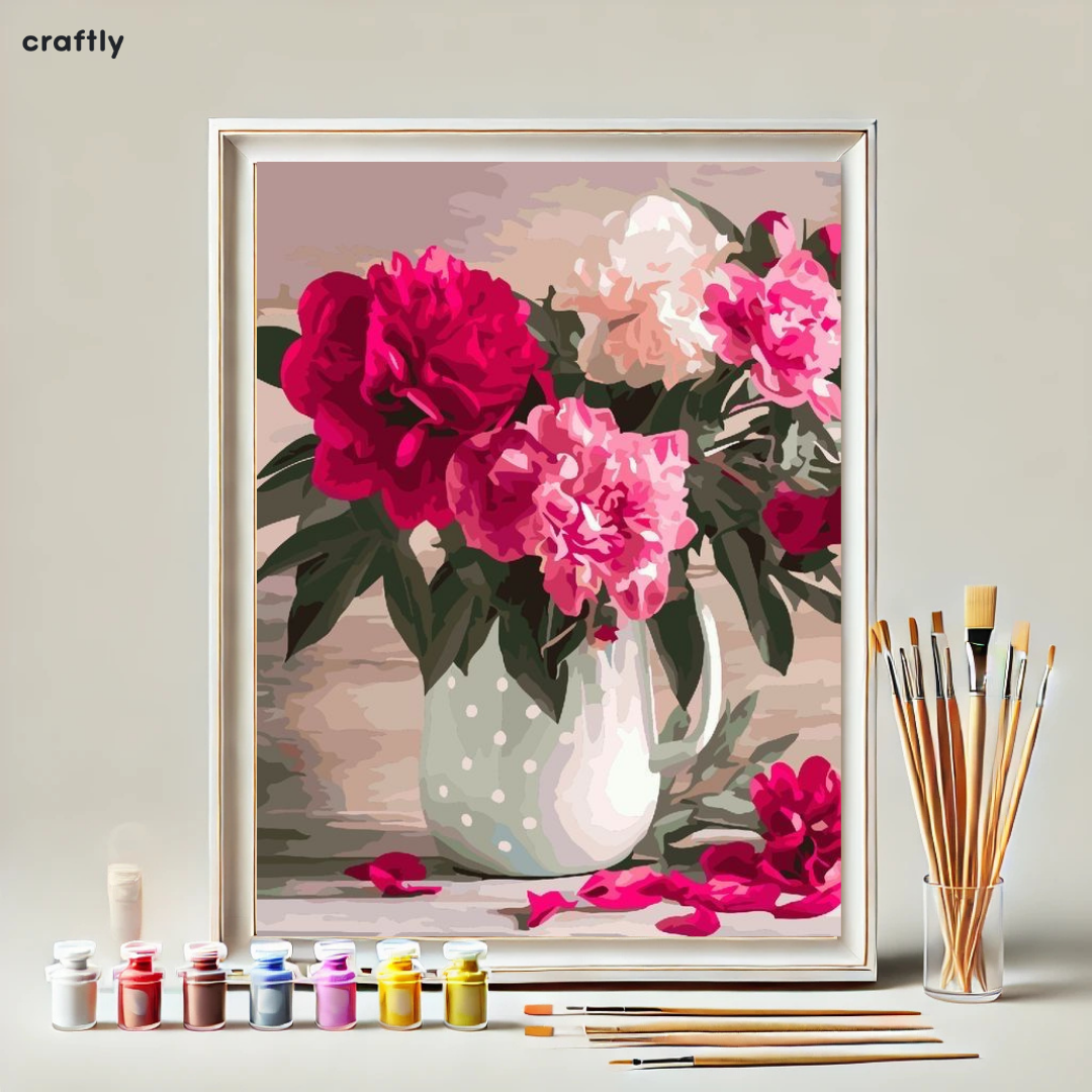 Paint by Numbers – Romantic Roses
