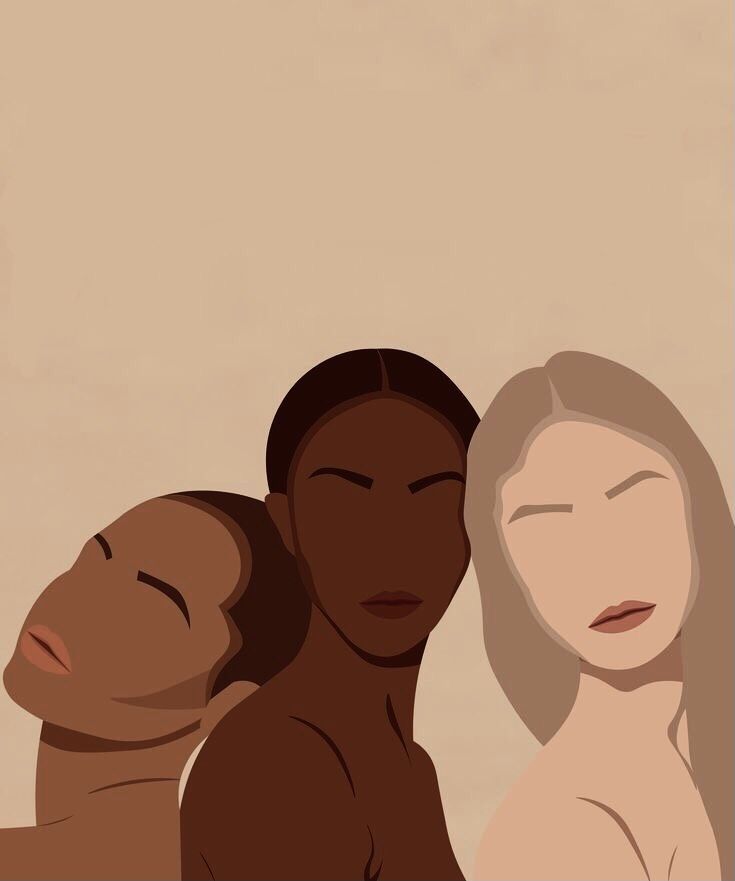 Paint by Numbers – Minimalist Female Portrait in Natural Tones